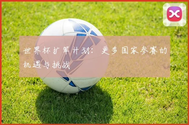 世界杯扩军计划：更多国家参赛的机遇与挑战